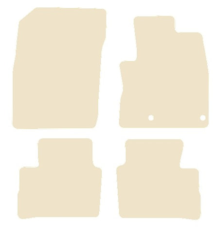 Nissan Qashqai 2021 onwards Beige Luxury Velour Tailored Carpet Car Mats NV HITECH