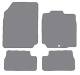 Nissan Micra Mk3 Facelift K12C (With Oem Fixing) 2008-2010 Grey Premium Carpet Tailored Car Mats NV HITECH