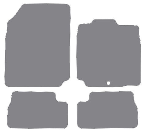 Nissan Micra Mk3 Facelift K12C (With Oem Fixing) 2008-2010 Grey Premium Carpet Tailored Car Mats NV HITECH