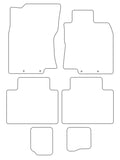 Nissan X-Trail 7 Seater 2014-2022 Tailored VS Rubber Car Mats