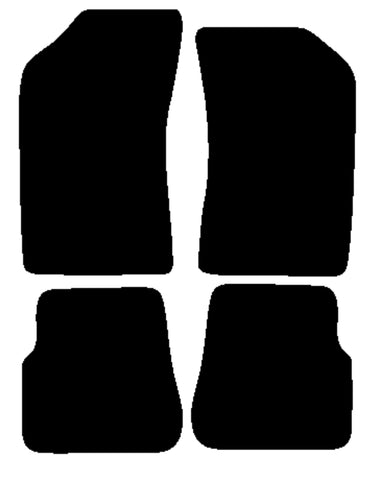 Peugeot 205 /309 1983-1995 Black Tailored Carpet Car Mats NV HITECH
