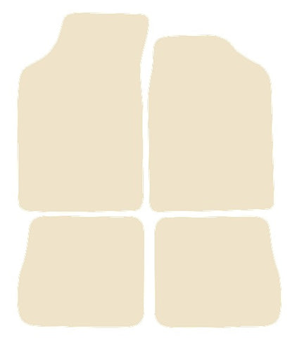 Peugeot 106 1991-1999 Beige Luxury Velour Tailored Car Mats NV HITECH
