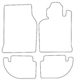 Porsche 924S & 944 & 968 Automatic 1976-1995 Tailored VS Rubber Car Mats