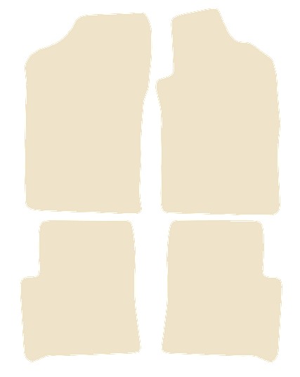 Peugeot 306 1993-2002 Beige Luxury Velour Tailored Car Mats NV HITECH