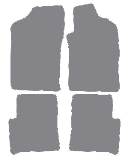 Peugeot 306 1993-2002 Grey Premium Carpet Tailored Car Mats NV HITECH