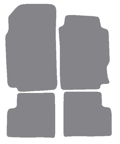 Peugeot 406 1996-2004 Grey Premium Carpet Tailored Car Mats NV HITECH