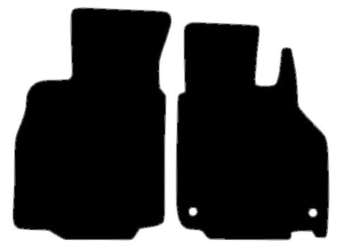 Porsche Boxster (986) 1996-2004 Black Luxury Velour Tailored Car Mats NV HITECH