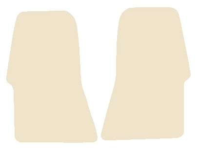 Panther Kallista 1982-1990 Beige Luxury Velour Tailored Car Mats NV HITECH