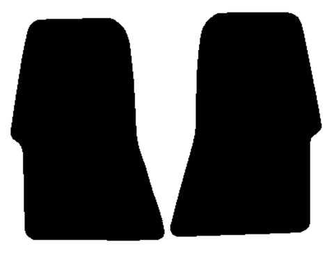 Panther Kallista 1982-1990 Black Luxury Velour Tailored Car Mats NV HITECH