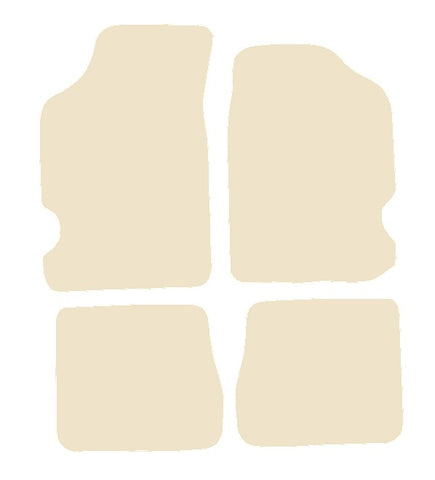 Peugeot 106 2000-2004 Beige Luxury Velour Tailored Car Mats NV HITECH