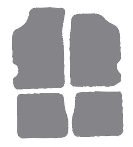 Peugeot 106 2000-2004 Grey Premium Carpet Tailored Car Mats NV HITECH