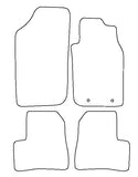 Peugeot 206 1998-2006 Tailored VS Rubber Car Mats