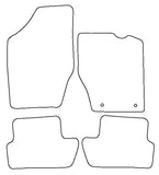 Peugeot 307 SW 2001-2006 Tailored VS Rubber Car Mats