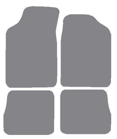 Peugeot 106 Rallye Series 2 1997-2003 Grey Premium Carpet Tailored Car Mats NV HITECH