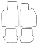 Porsche 911 997 Tailored VS Rubber Car Mats 2004-2012