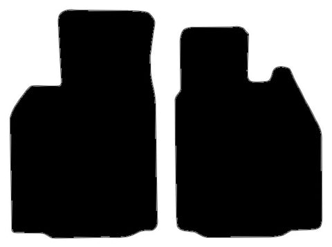 Porsche Boxster (987) 2005-2012 Black Luxury Velour Tailored Car Mats NV HITECH