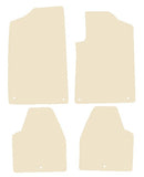 Peugeot 607 2000-2006 Beige Luxury Velour Tailored Car Mats NV HITECH