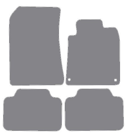 Peugeot 407 2004-2011 Grey Premium Carpet Tailored Car Mats NV HITECH