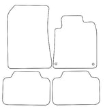 Peugeot 407 2004-2011 Tailored VS Rubber Car Mats