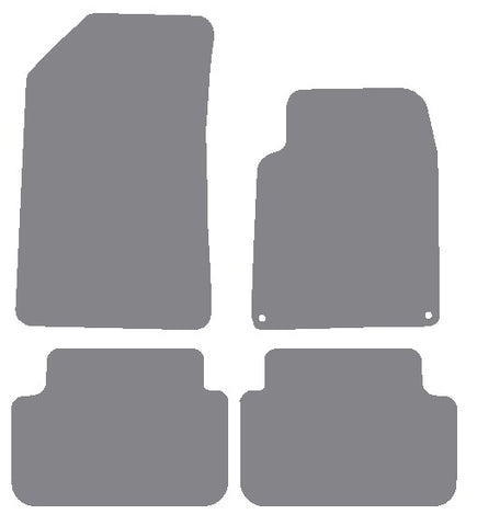 Peugeot 407 Coupe 2006-2010 Grey Premium Carpet Tailored Car Mats NV HITECH
