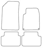 Peugeot 407 Coupe 2006-2010 Tailored VS Rubber Car Mats