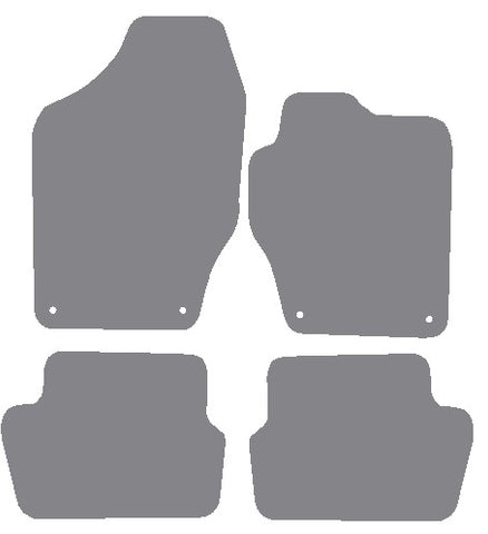 Peugeot 308 2007-2013 Grey Premium Carpet Tailored Car Mats NV HITECH