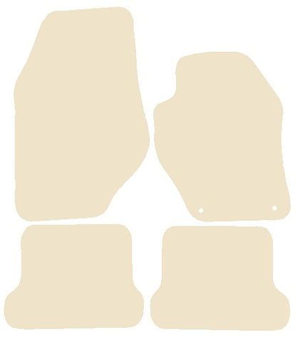 Peugeot 308 CC 2009 onwards Beige Luxury Velour Tailored Car Mats NV HITECH