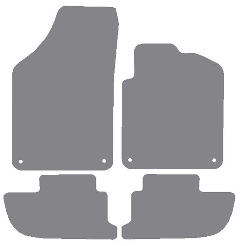 Peugeot RCZ 2010-2015 Grey Premium Carpet Tailored Car Mats NV HITECH