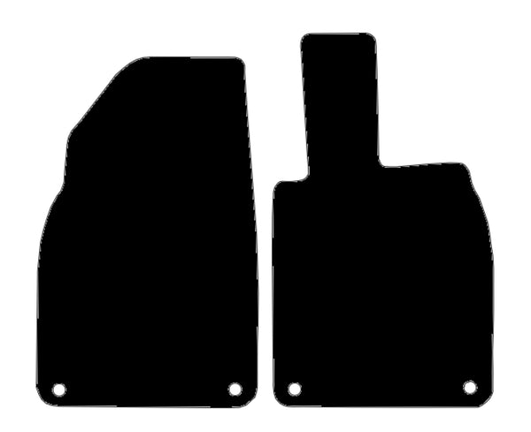 Porsche Boxster (981) 2012-2016 Black Luxury Velour Tailored Car Mats NV HITECH