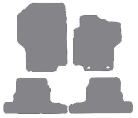 Peugeot 1007 2004-2009 Grey Premium Carpet Tailored Car Mats NV HITECH