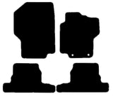 Peugeot 1007 2004-2009 Black Premium Carpet Tailored Car Mats NV HITECH