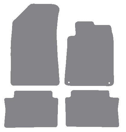 Peugeot 508 SW 2011-2019 Grey Premium Carpet Tailored Car Mats NV HITECH