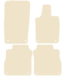 Porsche Panamera (970) LWB 2009-2016 Beige Luxury Velour Tailored Car Mats NV HITECH
