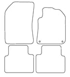 Peugeot 308SW Estate / Stationwagon 2013-2021 Tailored VS Rubber Car Mats