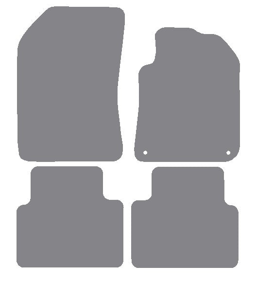 Peugeot 308SW Estate / Stationwagon 2013-2021 Grey Premium Carpet Tailored Car Mats NV HITECH