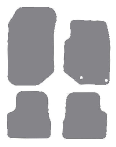 Peugeot 208 2019 onwards Grey Premium Carpet Tailored Car Mats NV HITECH