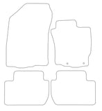 Peugeot 4007 Tailored VS Rubber Car Mats 2007-2012