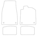 Porsche Taycan 2019 onwards Tailored VS Rubber Car Mats