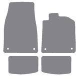 Porsche Taycan 2019 onwards Grey Premium Carpet Tailored Car Mats NV HITECH