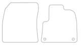 Peugeot Partner 2019 onwards Tailored VS Rubber Car Mats