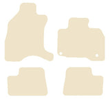 Peugeot iON 2010-2014 Beige Luxury Velour Tailored Car Mats NV HITECH