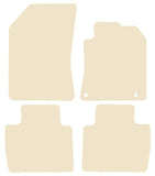 Peugeot 508 2019 onwards Beige Luxury Velour Tailored Car Mats NV HITECH