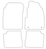 Peugeot e-2008 Electric 2019 onwards Tailored VS Rubber Car Mats