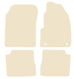 Peugeot e-2008 Electric 2019 onwards Beige Luxury Velour Tailored Carpet Car Mats NV HITECH