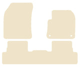 Peugeot 3008 2nd Generation  2016-2020 Beige Luxury Velour Tailored Carpet Car Mats NV HITECH