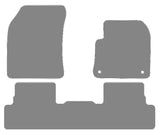 Peugeot 3008 2nd Generation  2016-2020 Grey Luxury Velour Tailored Carpet Car Mats NV HITECH