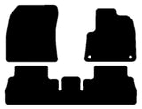 Peugeot Rifter Oval Fixings 2018 onwards Black Luxury Velour Tailored Carpet Car Van Mats HITECH