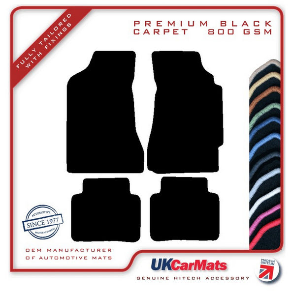 Chrysler Neon 1996-1999 Black Premium Carpet Tailored Car Mats HITECH