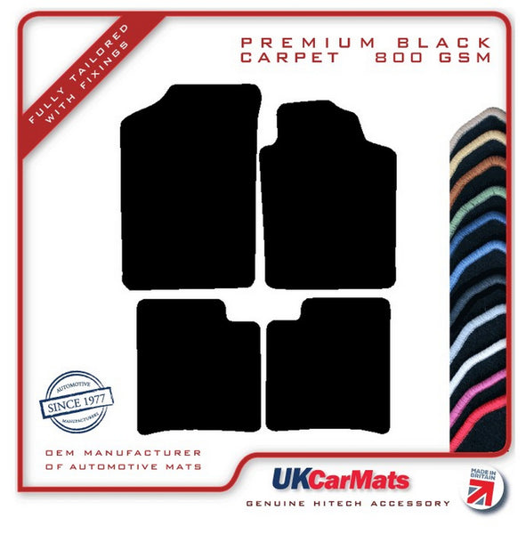 Citroen Xsara 1997-2000 Black Premium Carpet Tailored Car Mats HITECH
