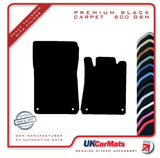 Chrysler Crossfire Roadster 2004-2008 Black Premium Carpet Tailored Car Mats HITECH